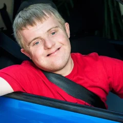 Young Driver with Downs Syndrome -Driving Lessons for People with Mental Impairments - Gold Coast